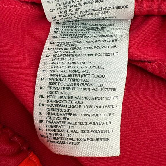 Adidas Essentials Jogger Large Track Pant Pull On Power Pink Three Tricot Stripe - Picture 3 of 13